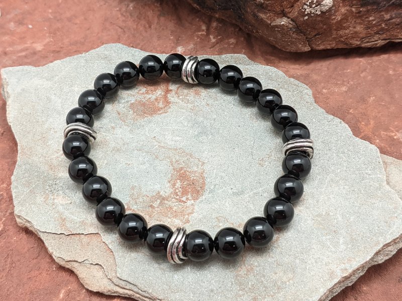 Wholesale Black Onyx Stretch Bracelet