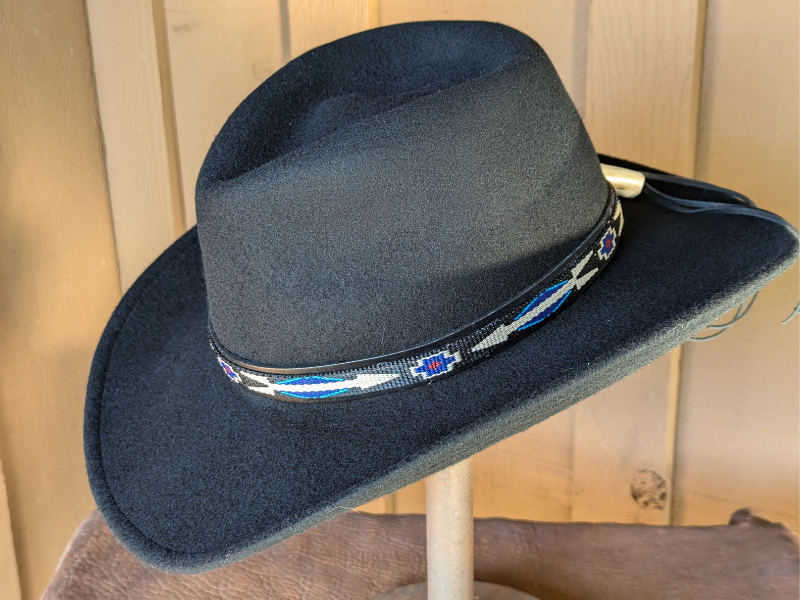 Black Hills Wool Felt Fedora – Shop Laura Ingalls Designs display picture 1