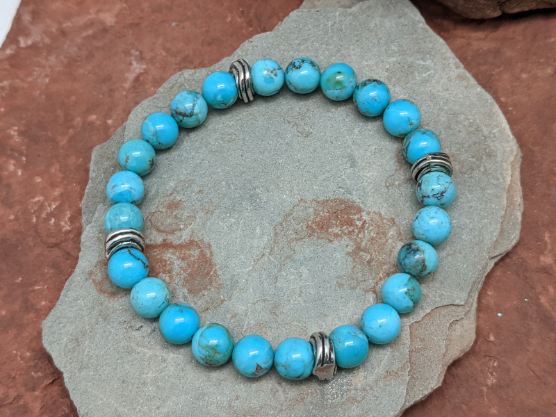 Wholesale Kingman Turquoise Stretch Bracelet