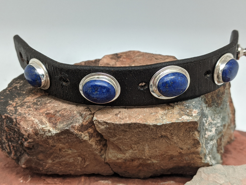 Lapis Lazuli Rock Candy Bracelet