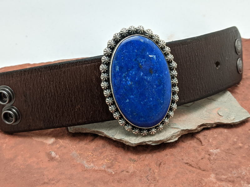 Grande Lapis Lazuli Berry Cluster Bracelet