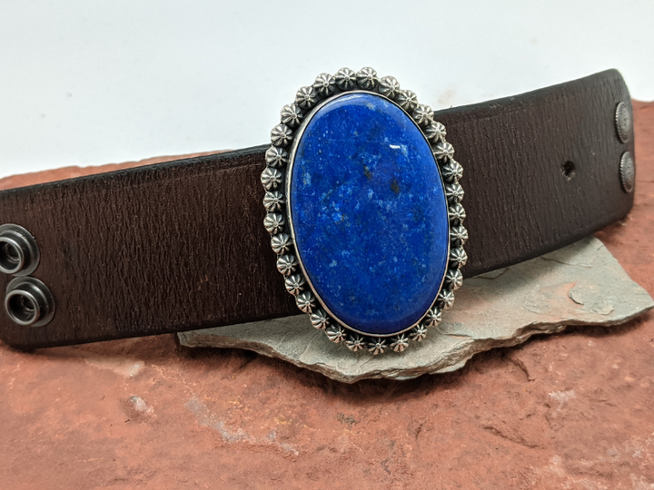 Grande Lapis Lazuli Berry Cluster Bracelet