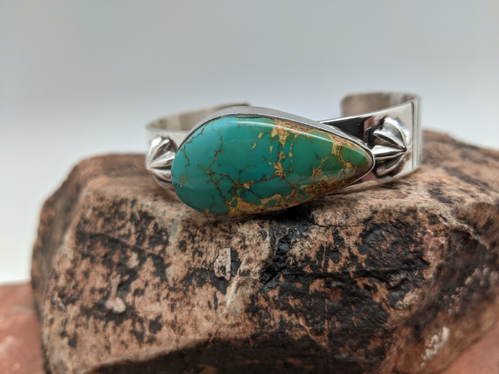 Royston Turquoise Sterling Silver Cuff