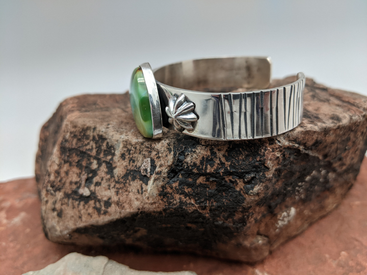 Blackjack Turquoise Sterling Silver Cuff
