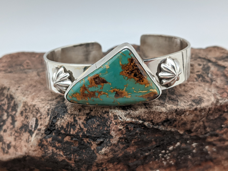 Royston Turquoise Sterling Silver Cuff