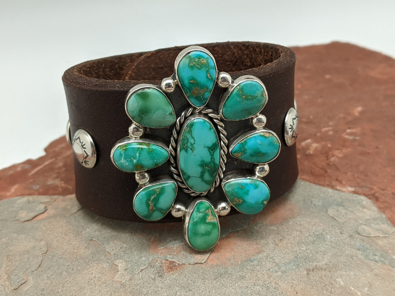 Emerald Valley Turquoise Blossom Bracelet