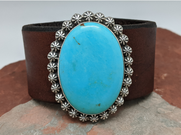 Kingman Turquoise Berry Cluster Bracelet