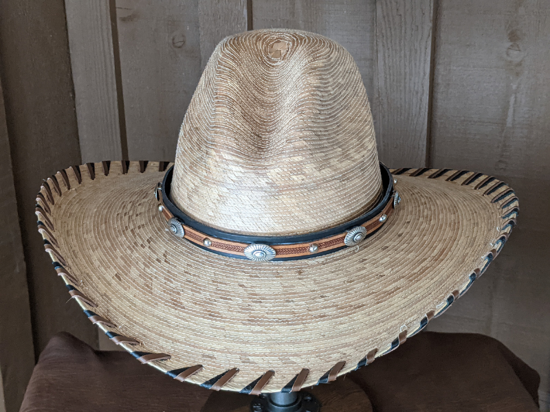 Southwest Sunburst Leather Hatband