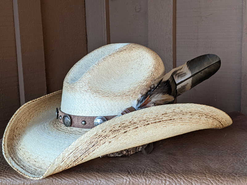 Buffalo Run Cowboy Hat with Eagle Feather – Shop Laura Ingalls Designs