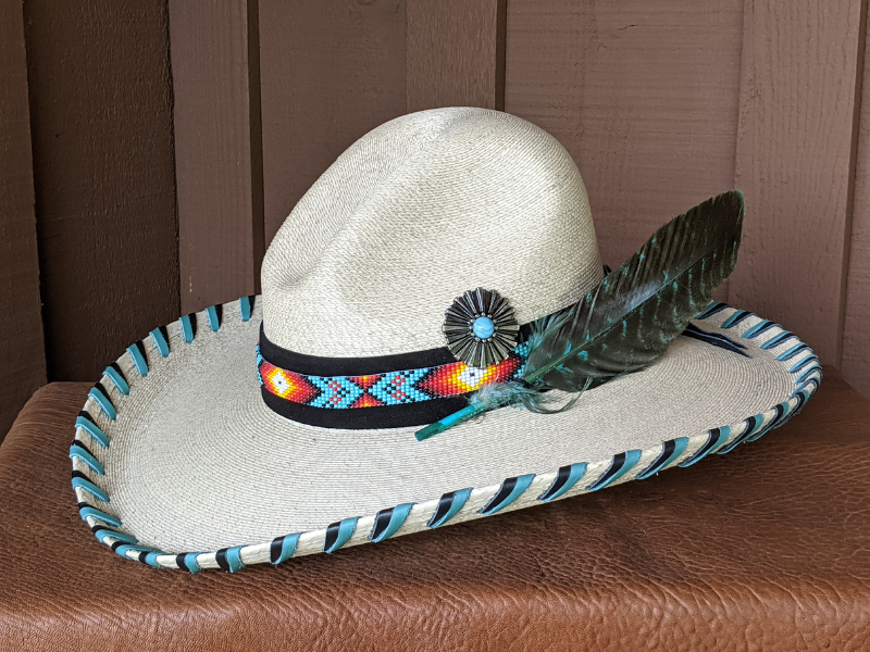 Raindancer Western Palm Leaf Hat