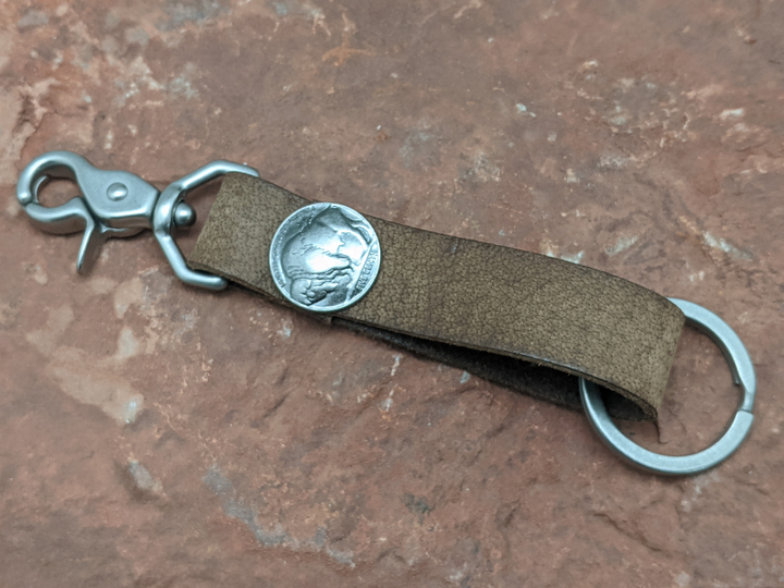 Buffalo Nickel Keychain