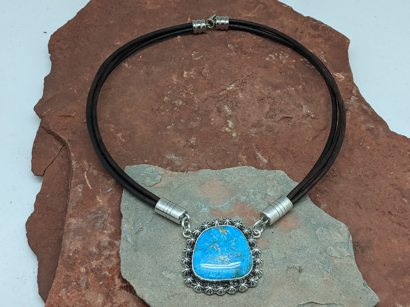 South Hills Turquoise Berry Cluster Necklace