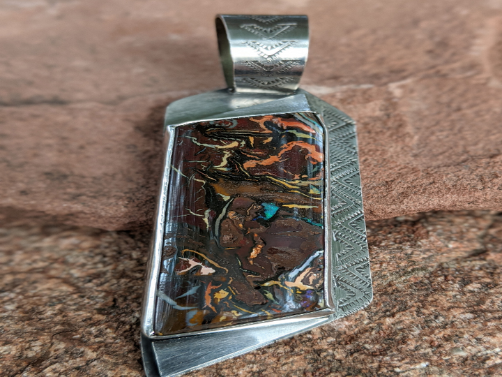 Boulder Opal Pendant