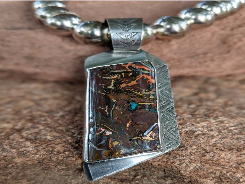 Boulder Opal Pendant