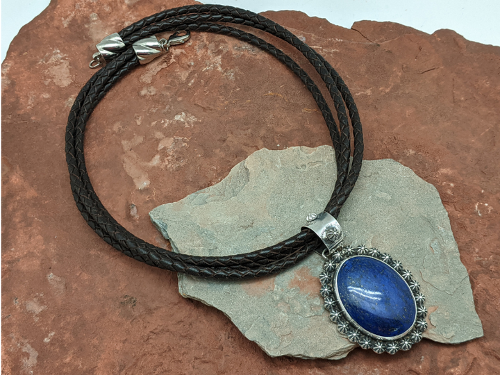 Lapis Lazuli Berry Cluster Pendant