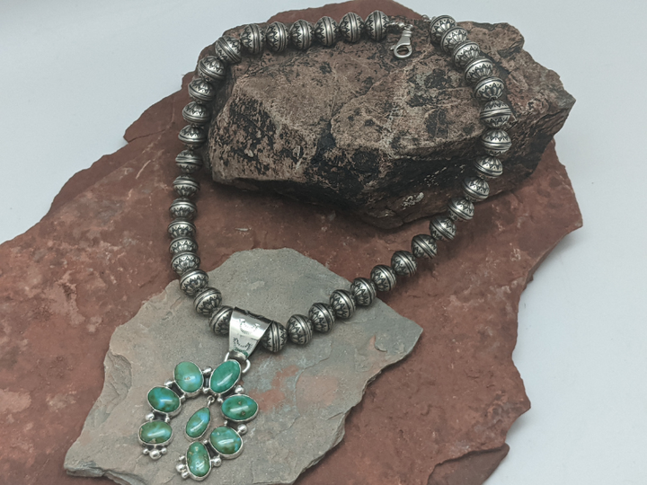 Sonoran Gold Turquoise Naja Pendant