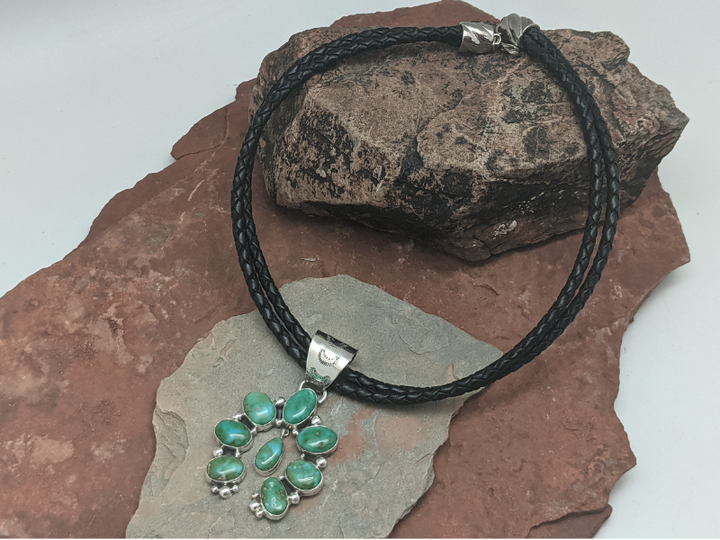 Sonoran Gold Turquoise Naja Pendant