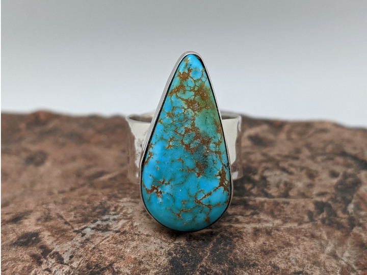 Sierra Bella Turquoise  Cigar Band Ring