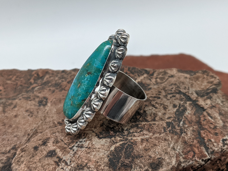 Kingman Turquoise Berry Cluster Ring