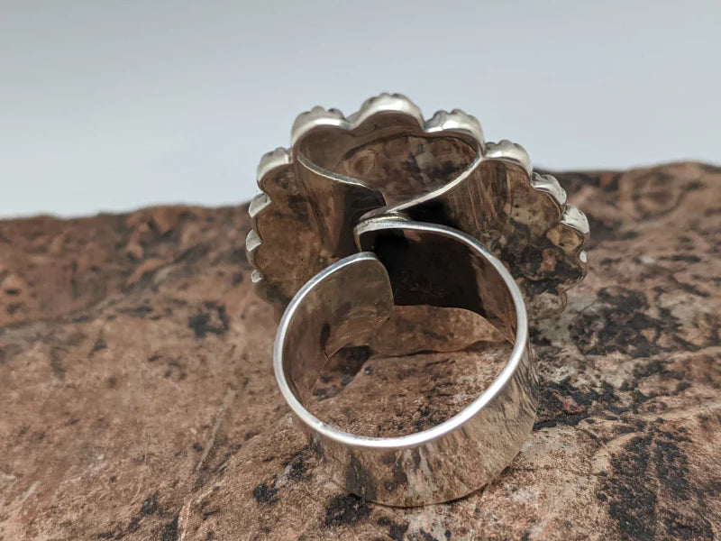 Verde Valley Turquoise Berry Cluster Ring  - Adjustable