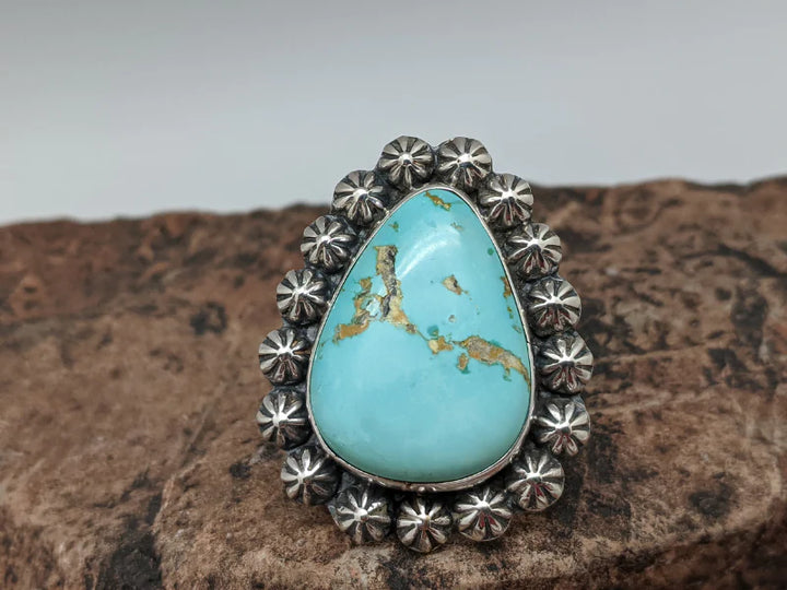Verde Valley Turquoise Berry Cluster Ring  - Adjustable
