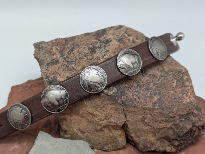 Buffalo Nickel Concho Bracelet