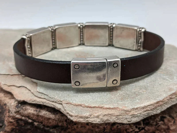 Western Wear Leather Bracelet