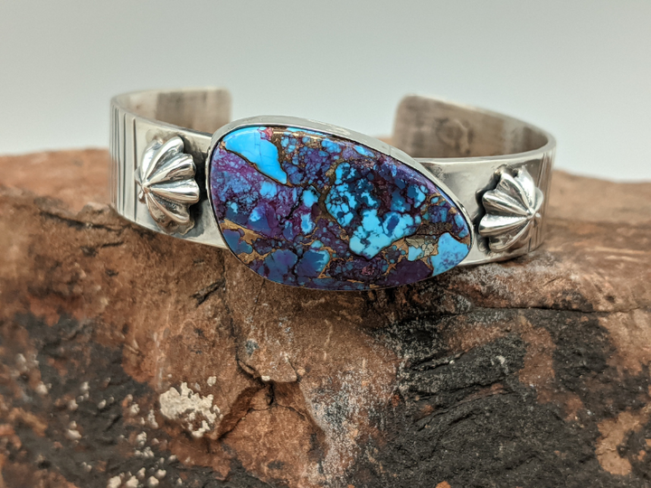 Wholesale Purple Mohave Turquoise Sterling Silver Cuff