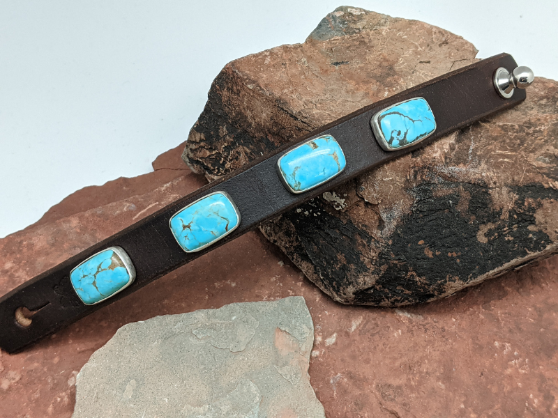 Wholesale Tyrone Turquoise Rock Candy Bracelet