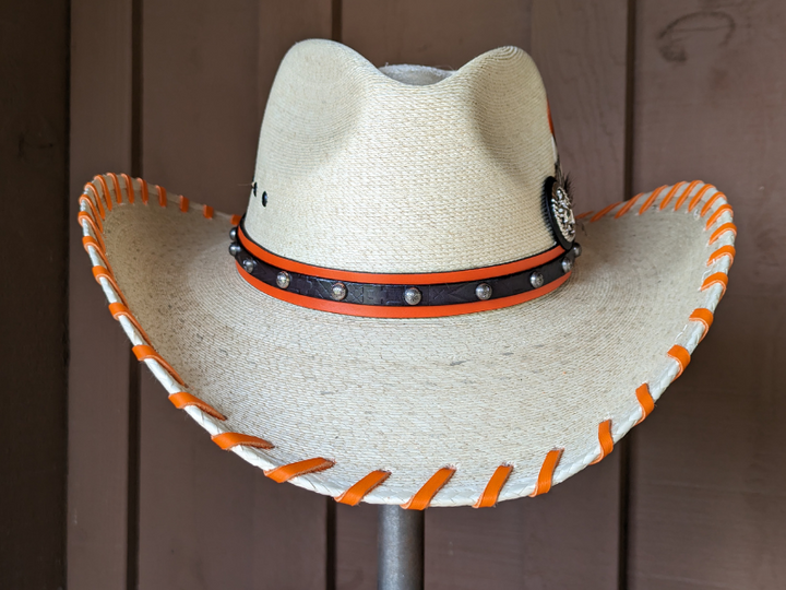 Wholesale OSU Pistol Pete Palm Cattleman Hat