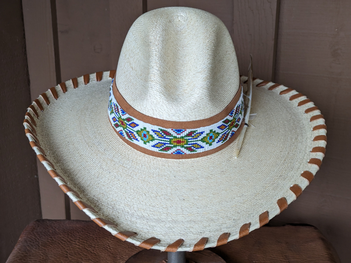 Wholesale Jasmine Western Palm Leaf Hat