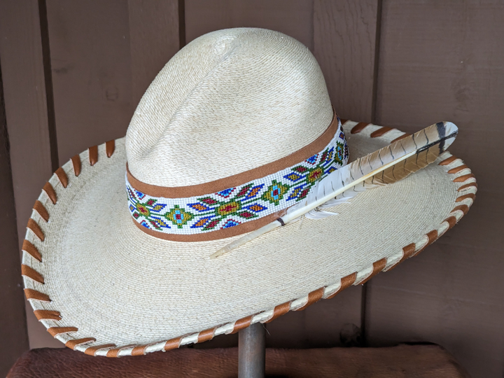 Wholesale Jasmine Western Palm Leaf Hat