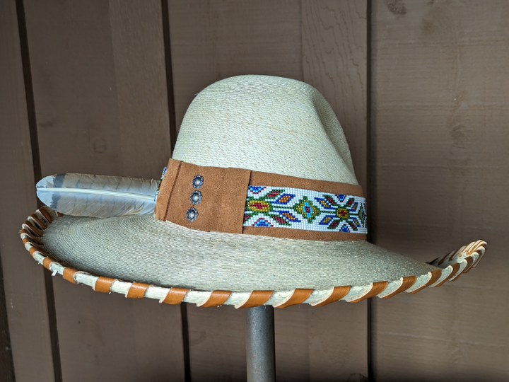 Wholesale Jasmine Western Palm Leaf Hat