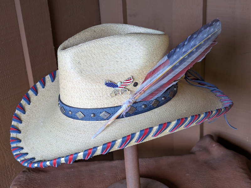 250th anniversary cowboy hat