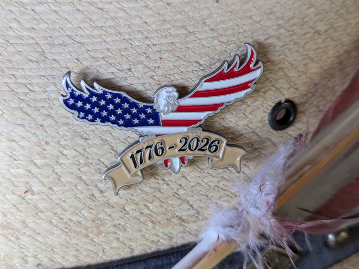 250th anniversary lapel pin