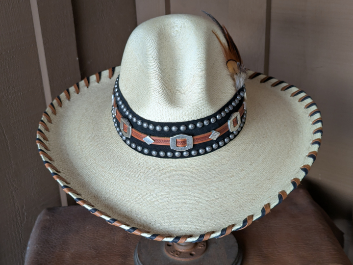 Palm Leaf Western Hat for Women