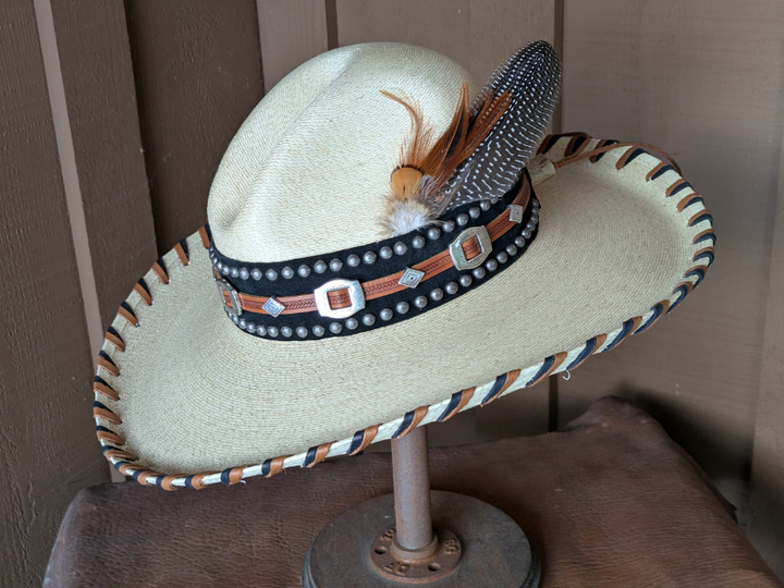 Palm Leaf Cowboy Hat inspired by Double D Ranch's apparel collection