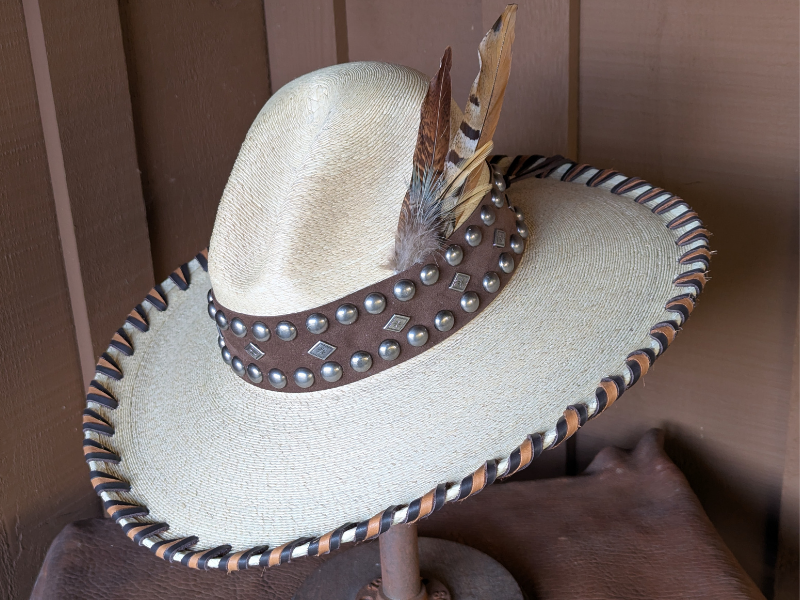 Palm Leaf Gus Western Hat for Women