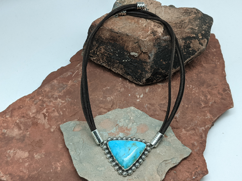 Wholesale Chilean Turquoise Berry Cluster Necklace