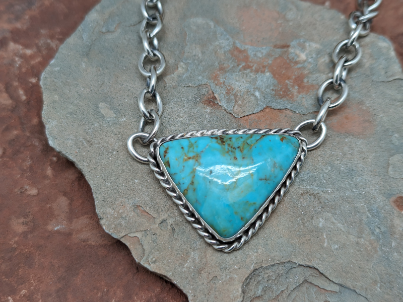 Chilean Turquoise  Necklace