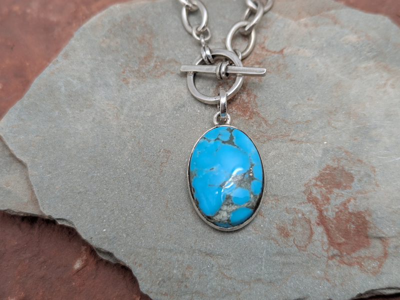 Turquoise Sterling Silver Necklace