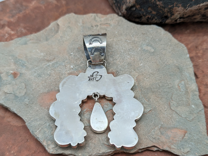 Emerald Valley Turquoise Naja Pendant
