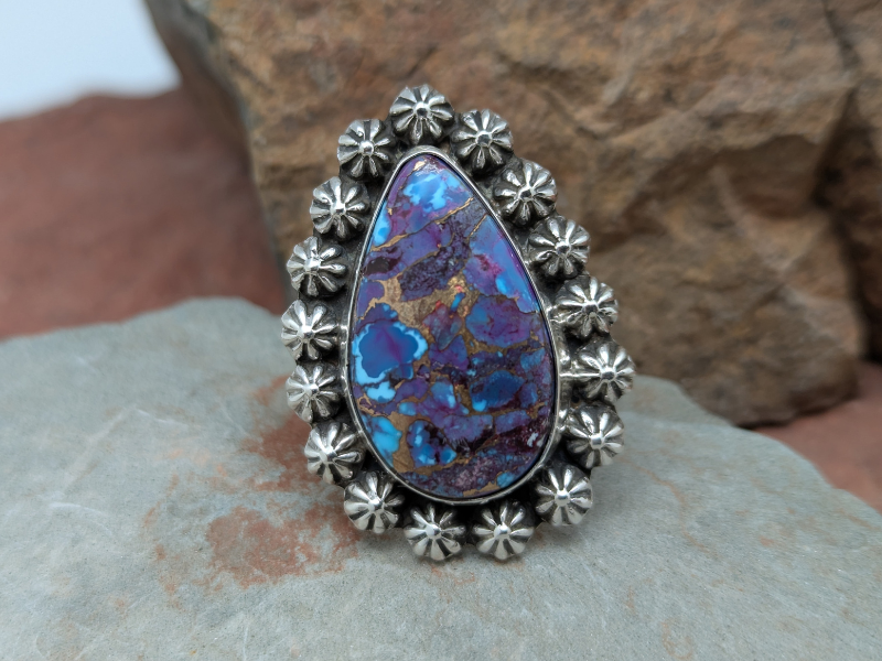Berry Clusters Rings Purple Mohave Turquoise Berry Cluster Ring – Shop Laura Ingalls Designs