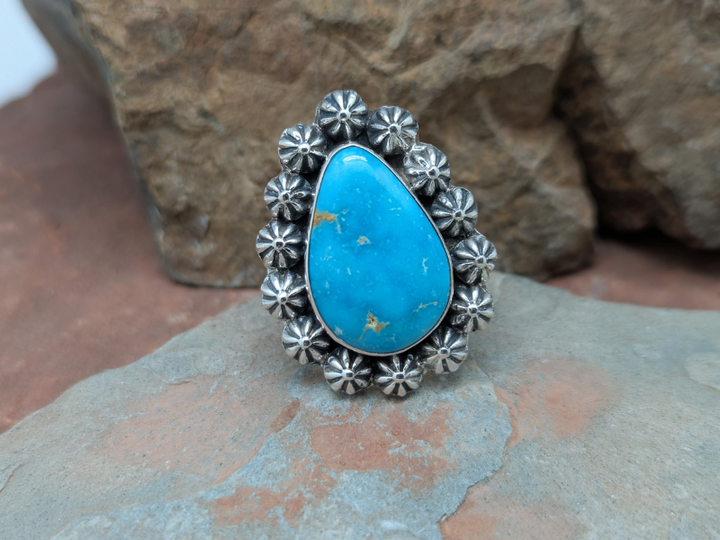Blue Ridge Turquoise Berry Cluster Ring