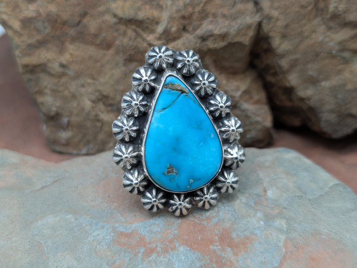 Blue Ridge Turquoise Berry Cluster Ring