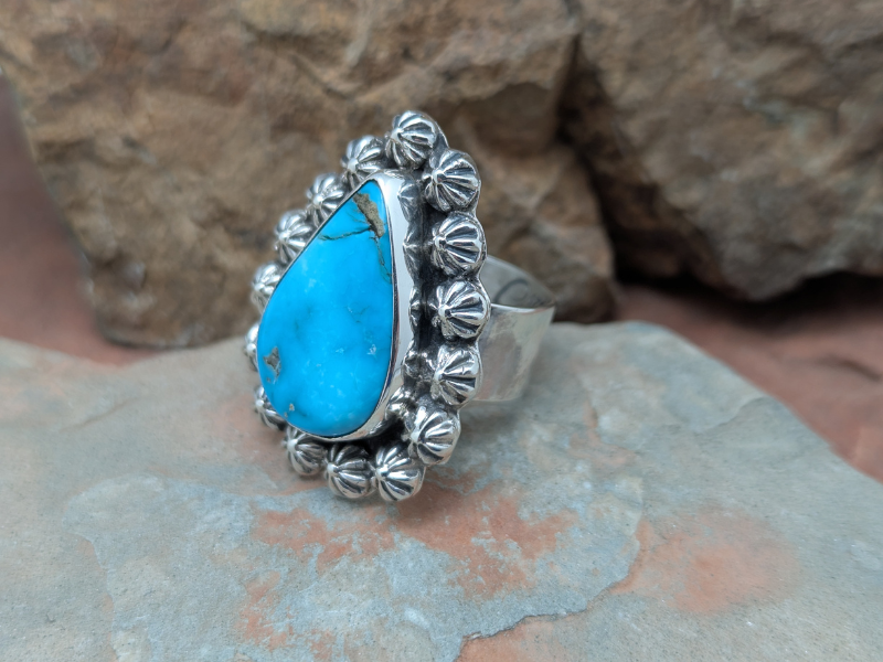 Blue Ridge Turquoise Berry Cluster Ring