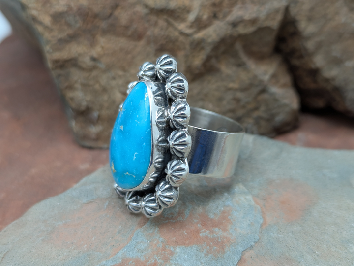Blue Ridge Turquoise Berry Cluster Ring