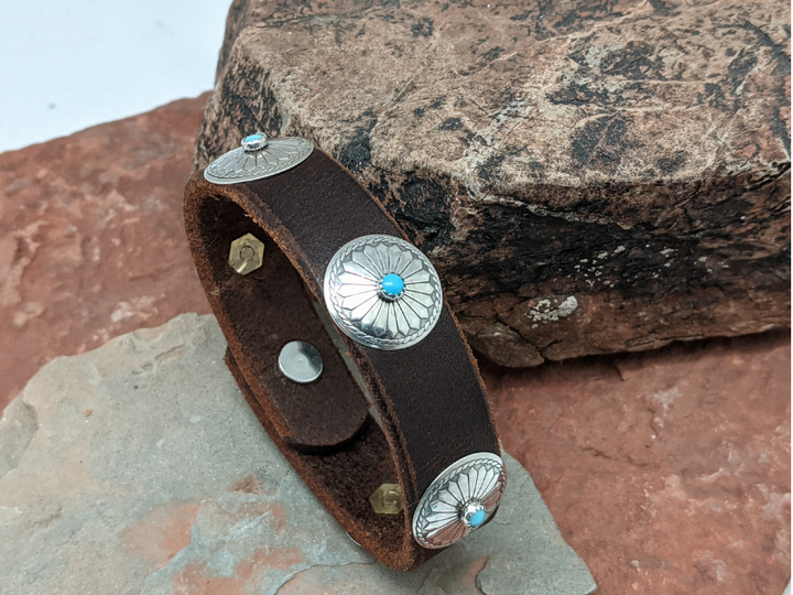 Santa Fe Leather Bracelet