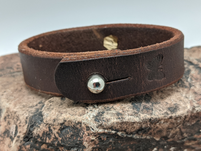 Wholesale Kingman Turquoise Rectangle Cab Leather Bracelet
