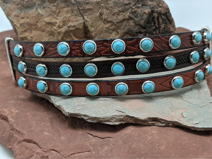Wholesale Triple L Leather Bracelet Brown